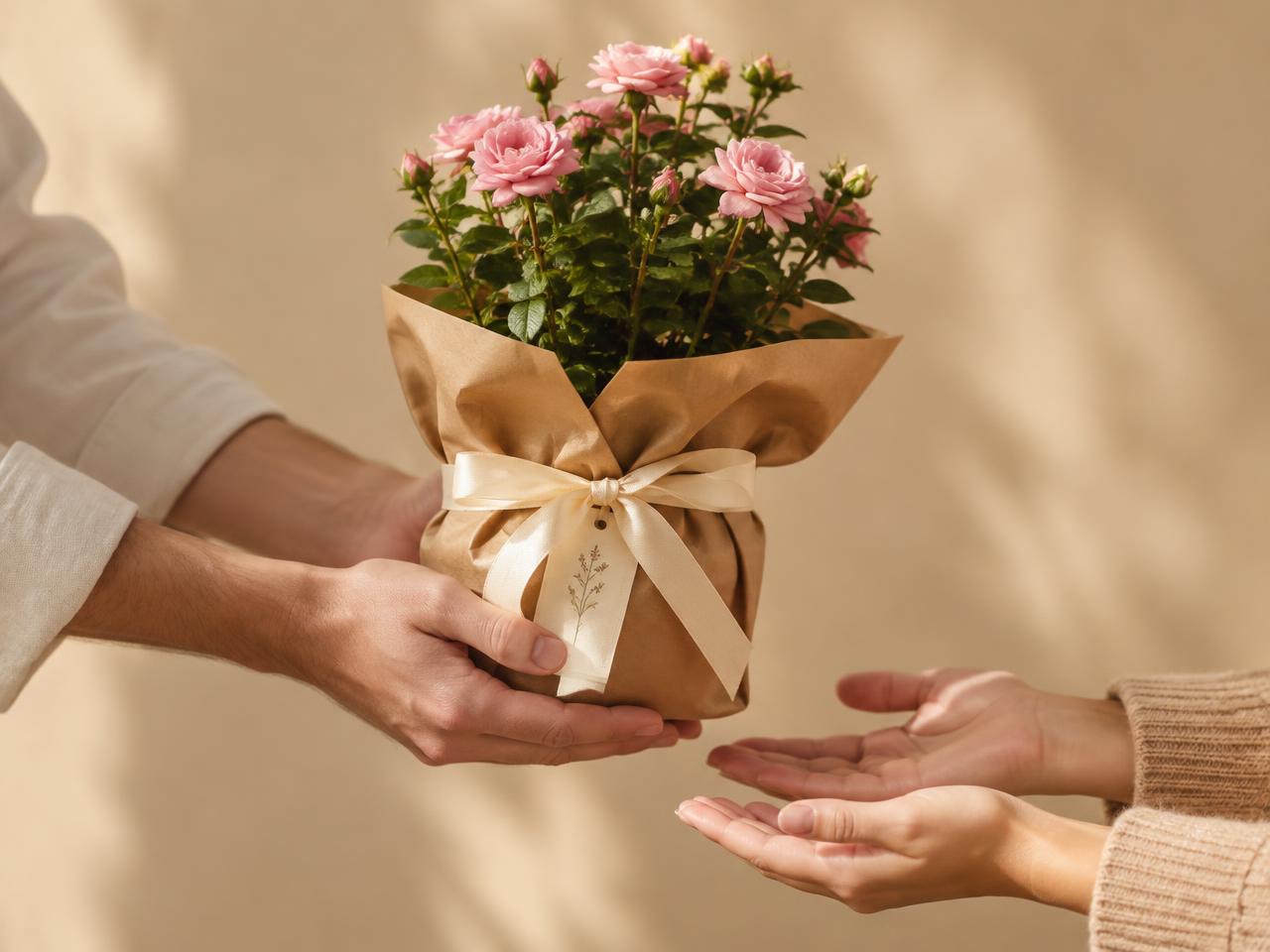 Een plant als cadeau geven