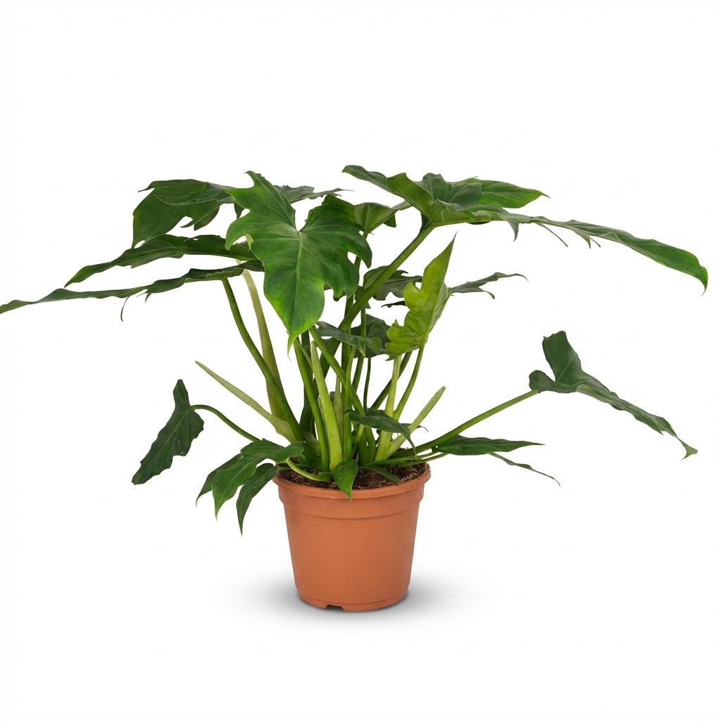 Kamerplant - Philodendron - Philodendron Lacerum - Groen - Weinig onderhoud - 1 Plant - Pot 19cm - Hoogte 65cm