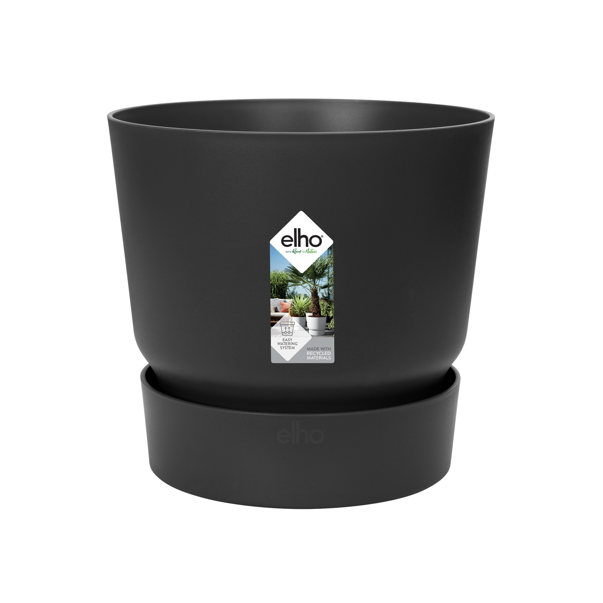Pot elho Greenville Round zwart - D30 x H28