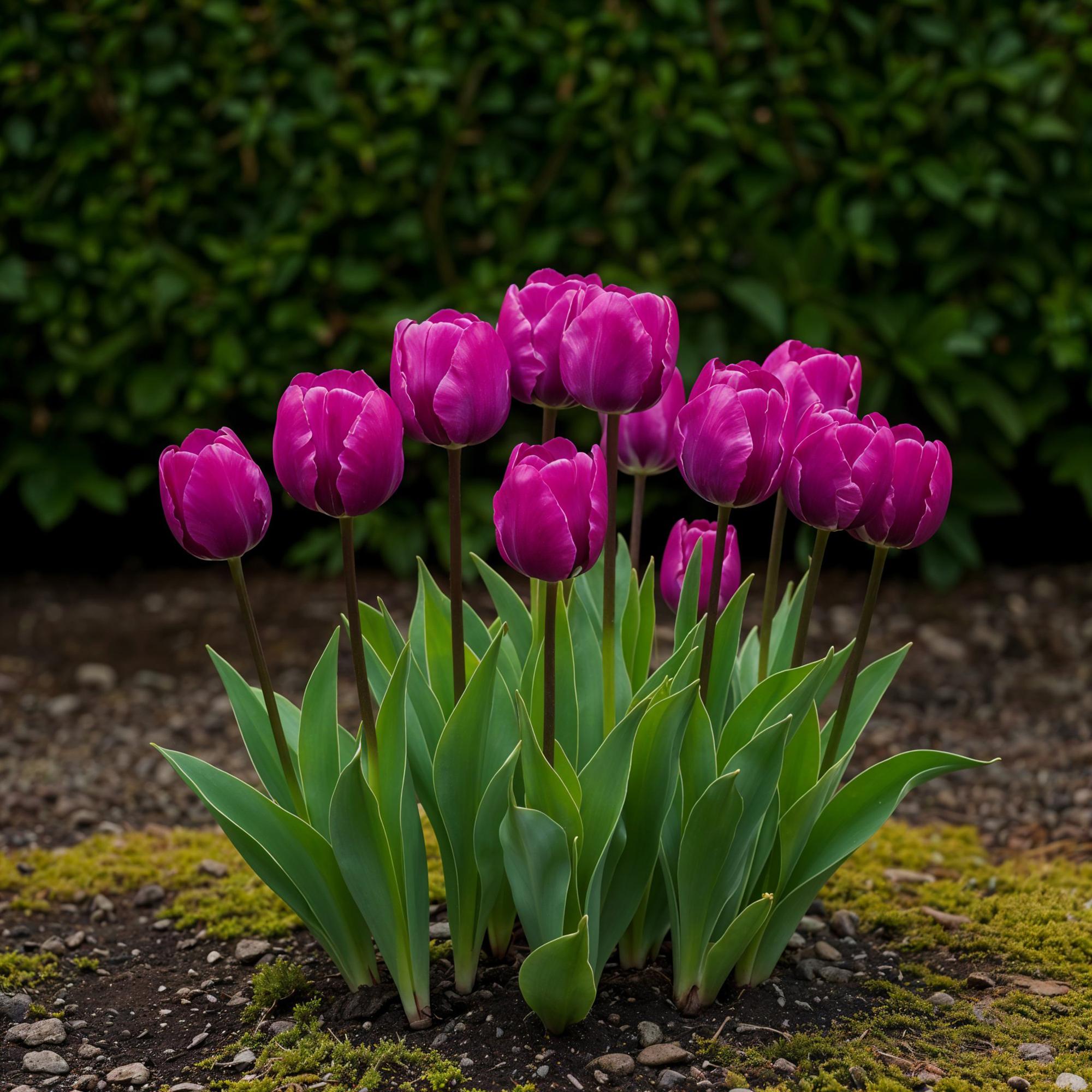 Bloembollen - Tulp Triumph Purple - Kleur Paars - 15 stuks - Bolmaat 11/12 - XXL Pack