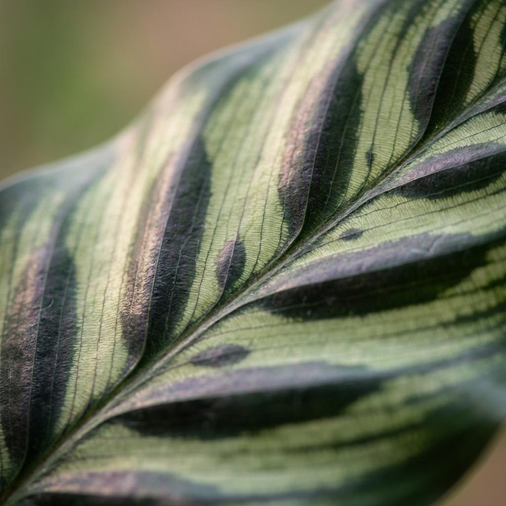 Kamerplant - Pauwenplant - Calathea Makoyana - Groen - Weinig onderhoud - 1 Plant - Pot 19cm - Hoogte 70cm