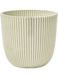 Capi Pot Nature Groove Made With Zaagsel Beige - D17cm
