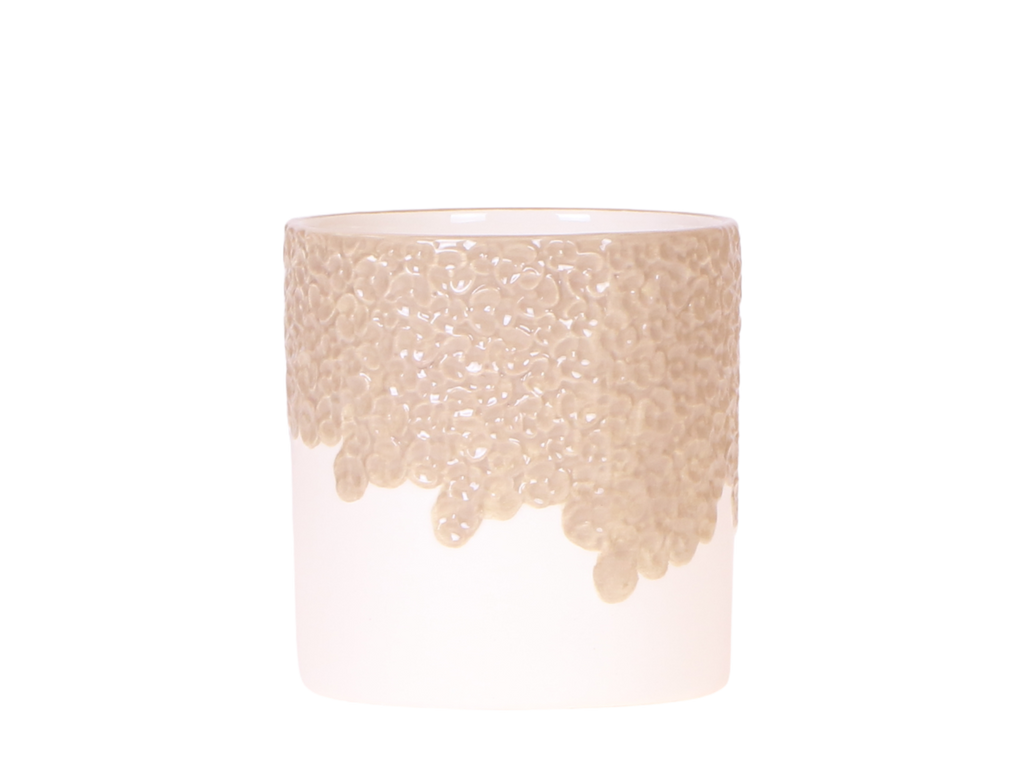 Kolibri Home | Bloom sierpot - Sand - Ø9cm
