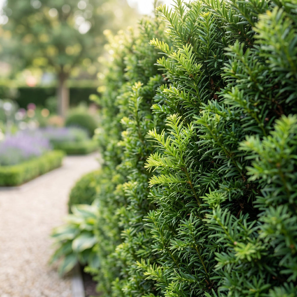 16x Taxus baccata - Venijnboom - Haagplanten - Groenblijvend - Groen - Pot 9cm - Hoogte 20-30cm