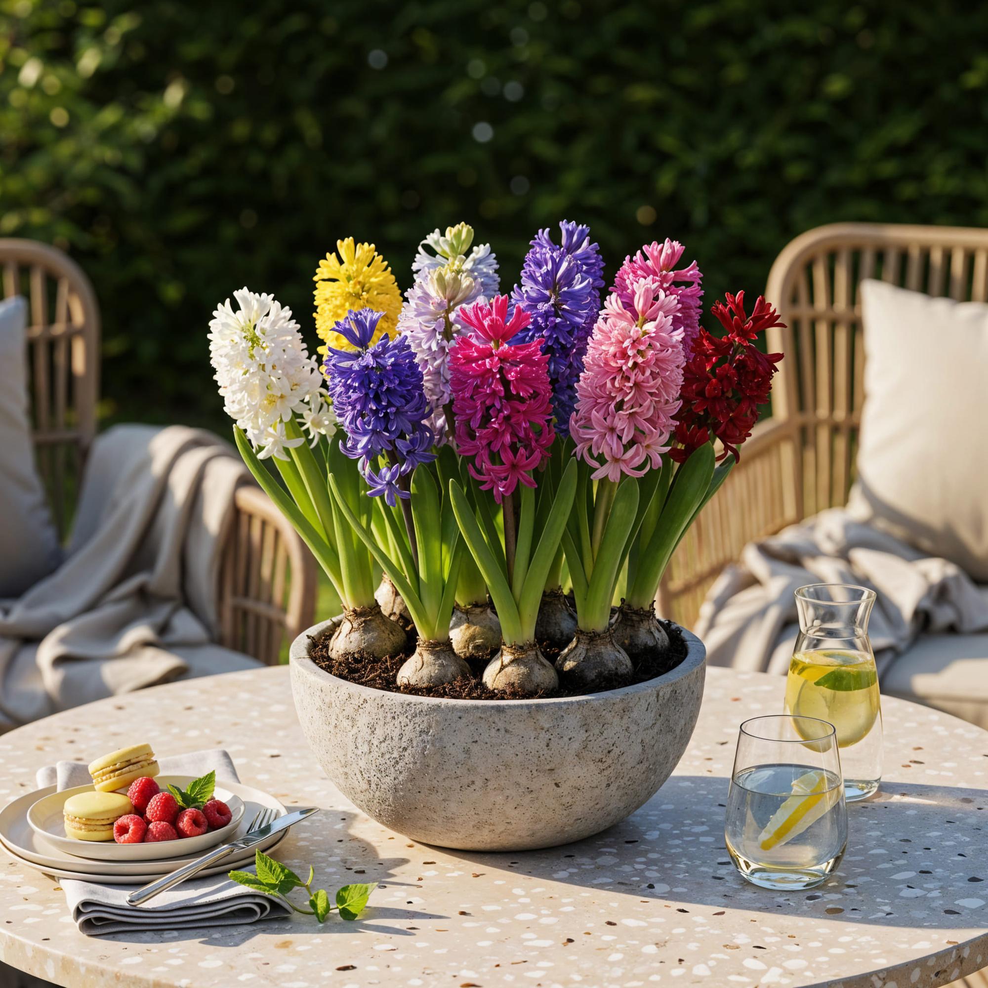 Bloembollen - Hyacinth mix - Diversen Kleuren - 10 stuks - Bolmaat 14/15 - XXL Pack