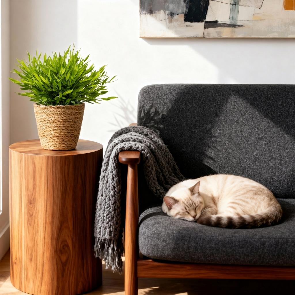 Kamerplant - Bamusa Pogonatherum Monica - Bamboegras - Huisdiervriendelijke Plant - Groen - 4 Planten - met Mand - Pot 12cm - Hoogte 20cm