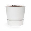 Elho greenville round white - D30cm