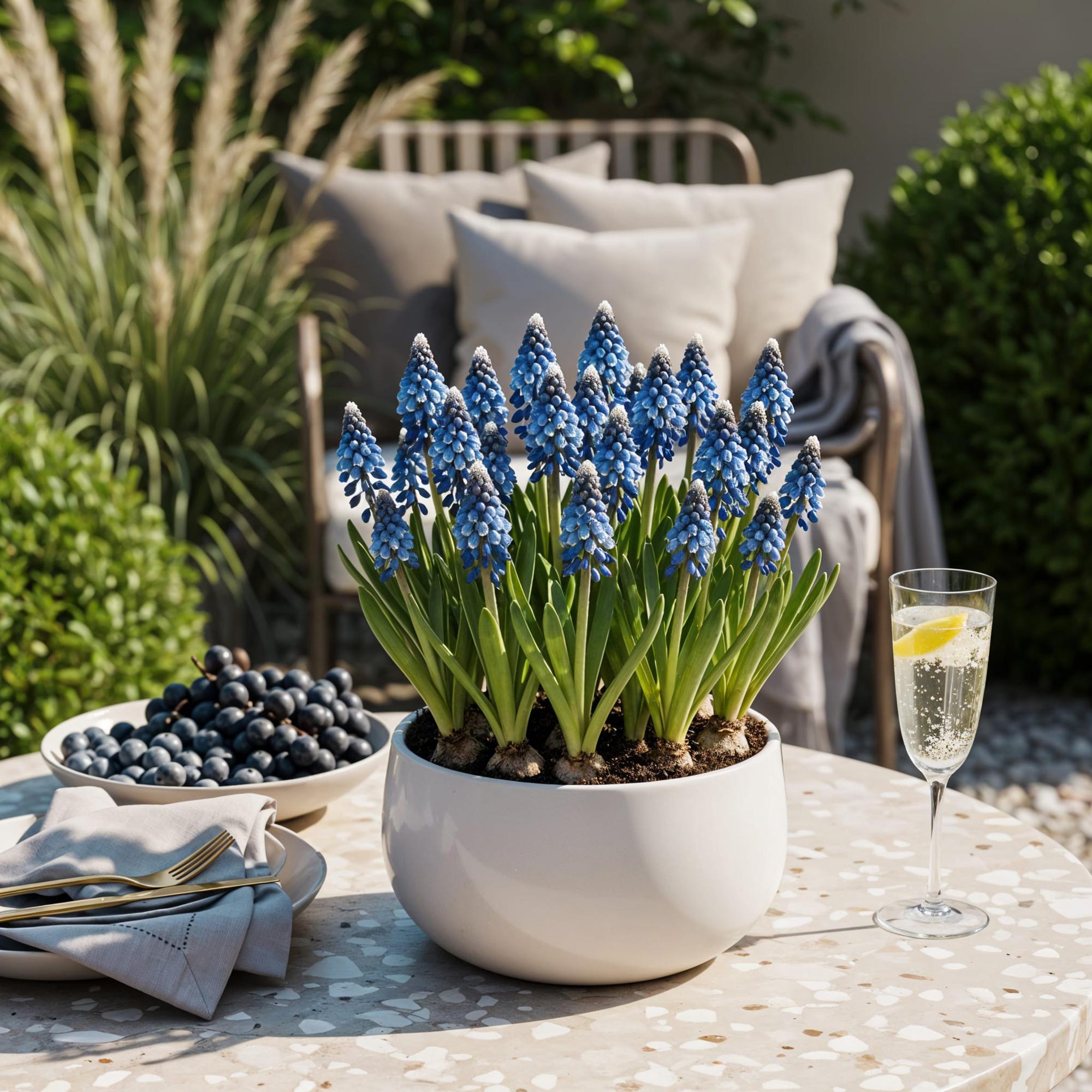 Bloembollen - Muscari Armeniacum - Kleur Blauw - 50 stuks - Bolmaat 8/9 - XXL Pack