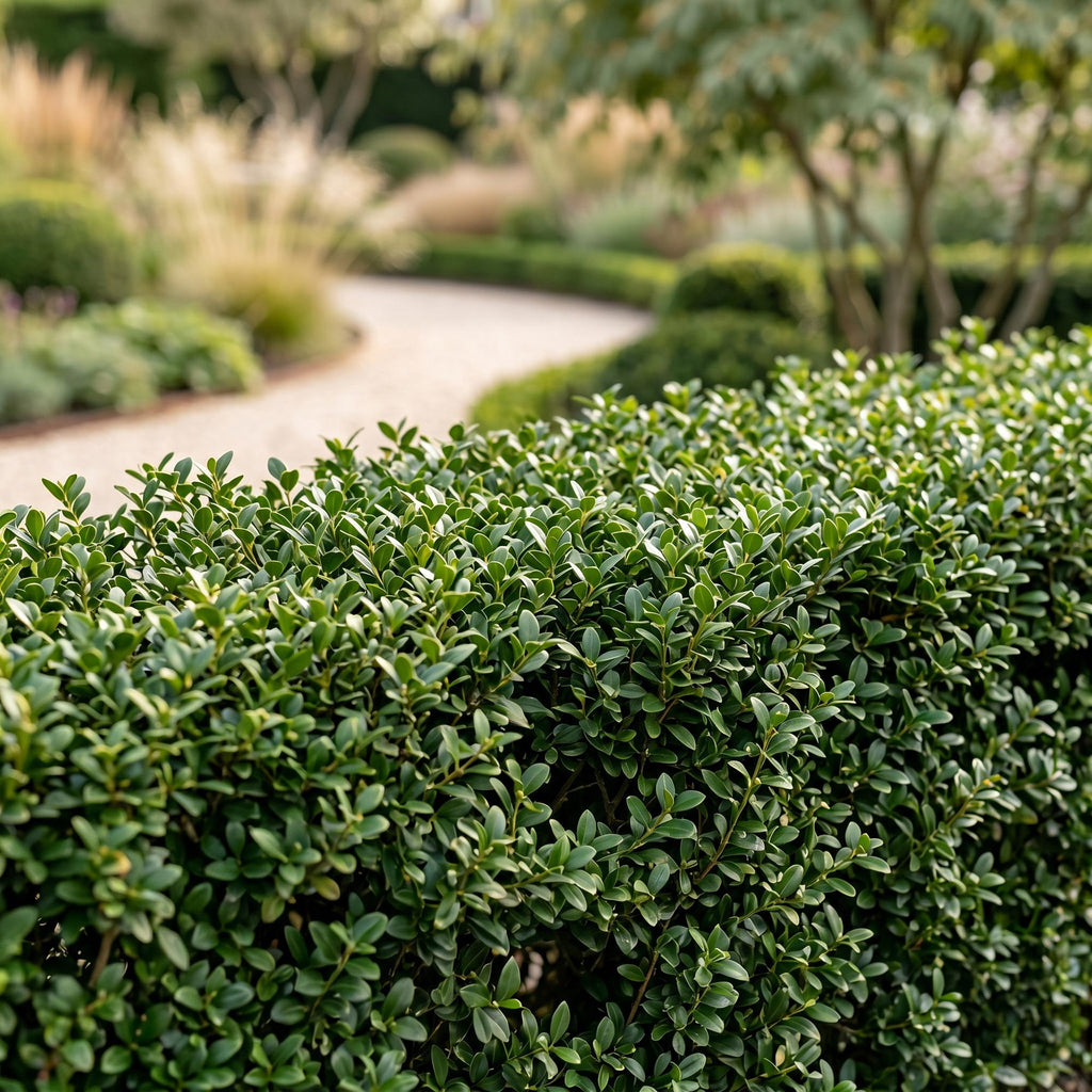 16x Ilex crenata Stokes - Japanse Hulst - Haagplanten - Groenblijvend - Groen - Pot 9cm - Hoogte 20-30cm