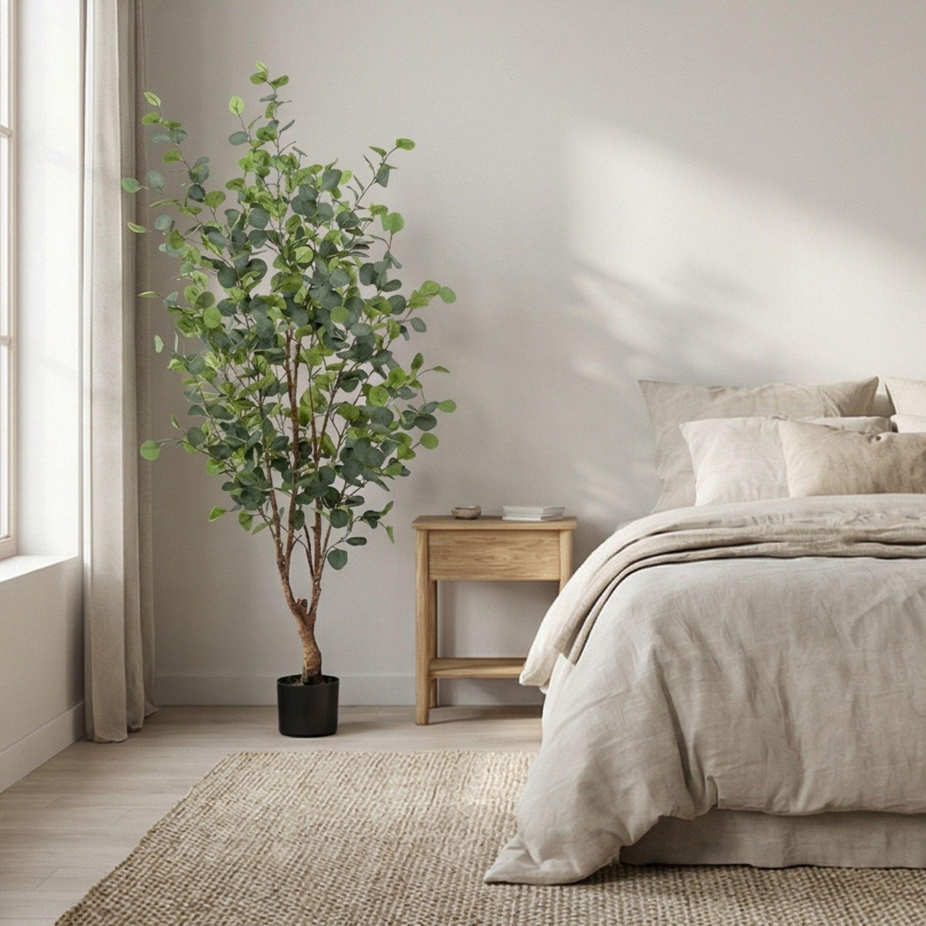 Eucalyptus boom - 140 cm - Kunstplant