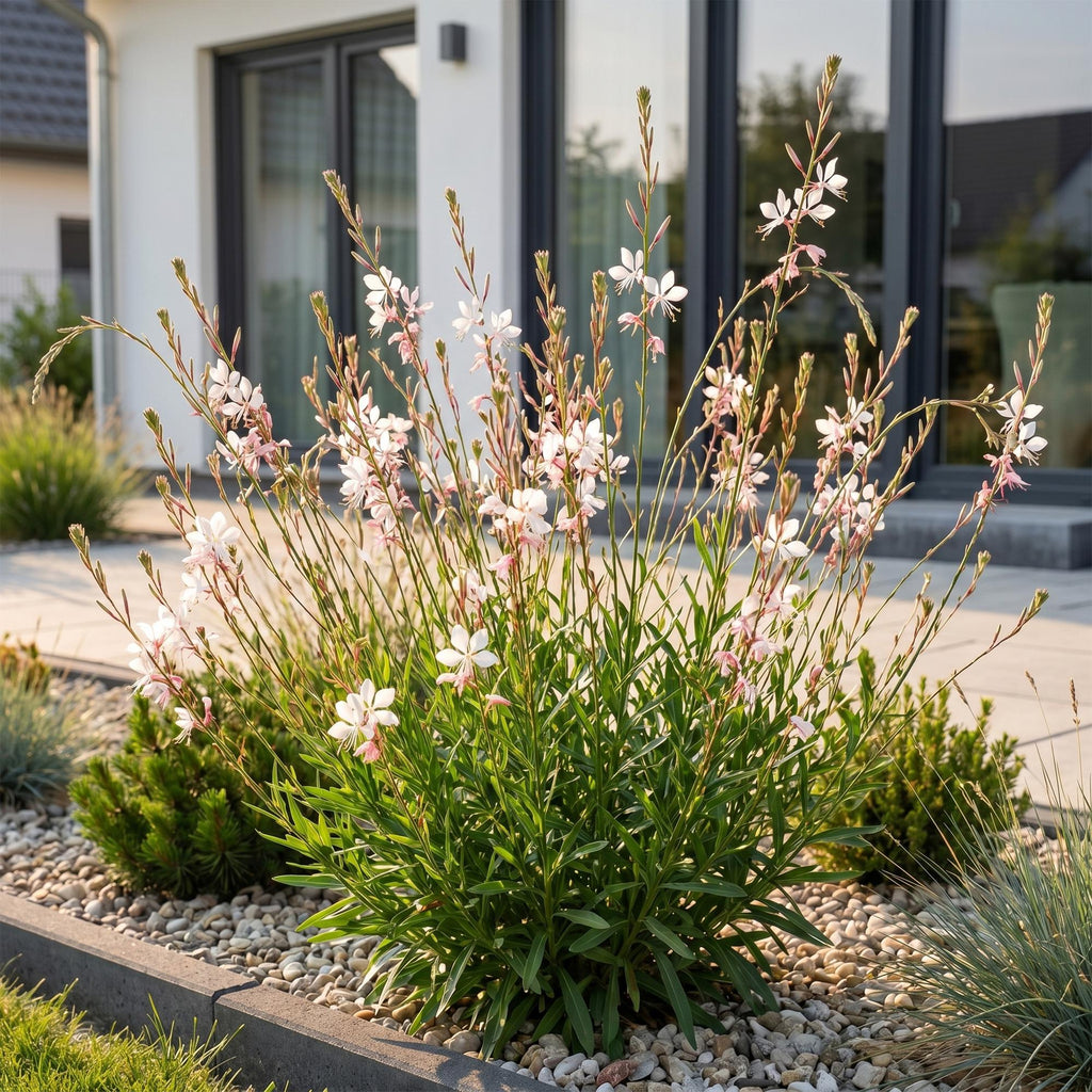 Vasteplant - Gaura lindh. Whirling Butterflies - Prachtkaars - Bijen- en vlinderlokkers - Wit - 12 Planten - Pot 11cm - Hoogte 15-25cm