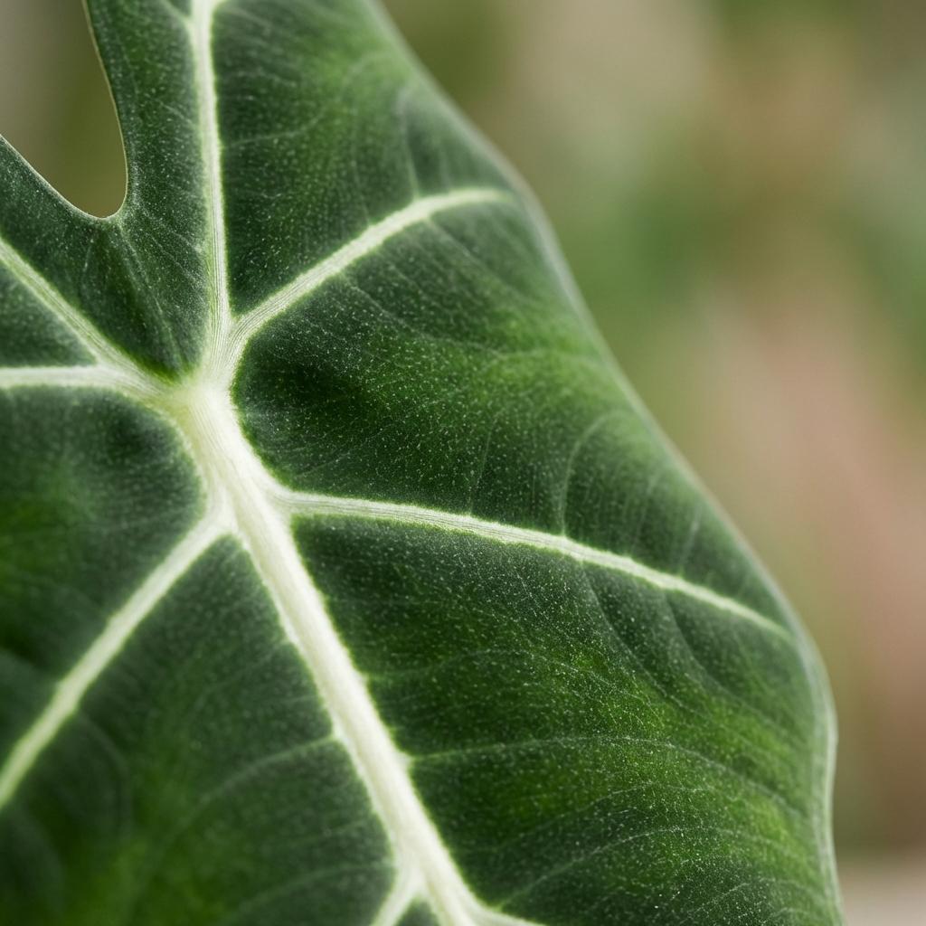 Kamerplant - Olifantsoor - Alocasia Frydek - Groen - Weinig onderhoud - 1 Plant - met Potter Wit - Pot 19cm - Hoogte 60cm