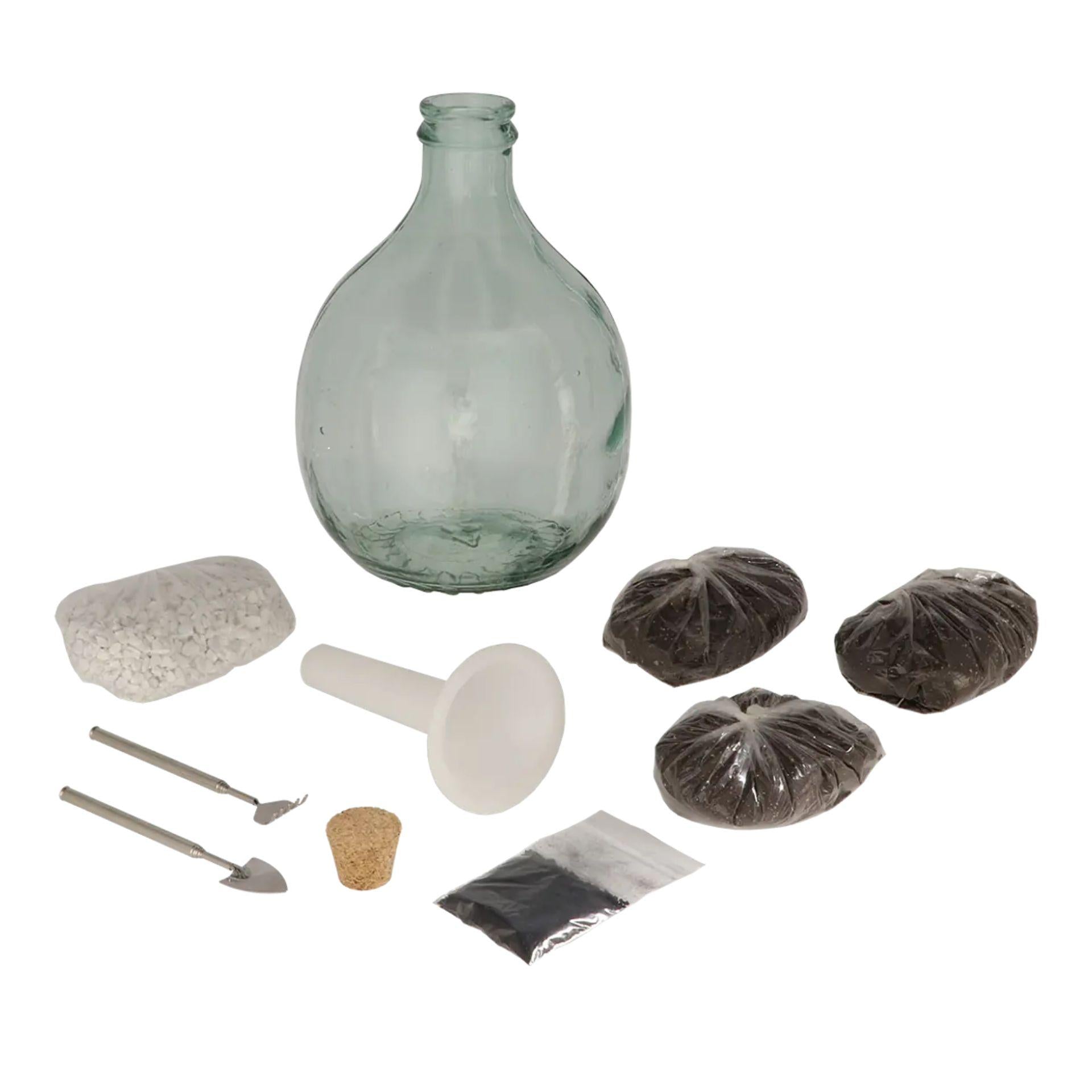 DIY Plant Terrarium Set 5L - Maak je eigen gesloten ecosysteem | In giftbox