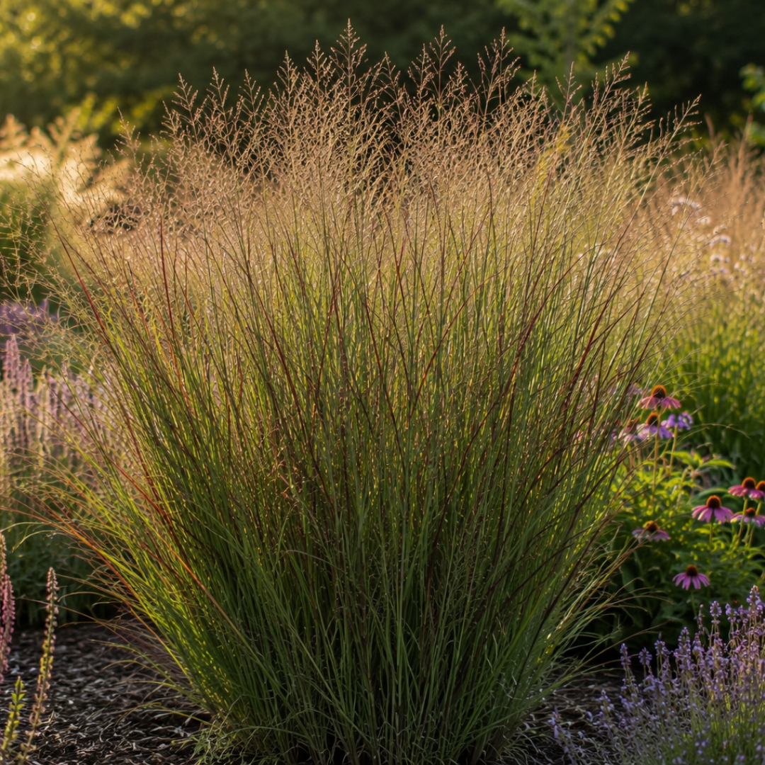 6x Panicum virgatum ‘Rotstrahlbusch’ – Siergras met warme herfstkleuren | Potmaat 12 cm