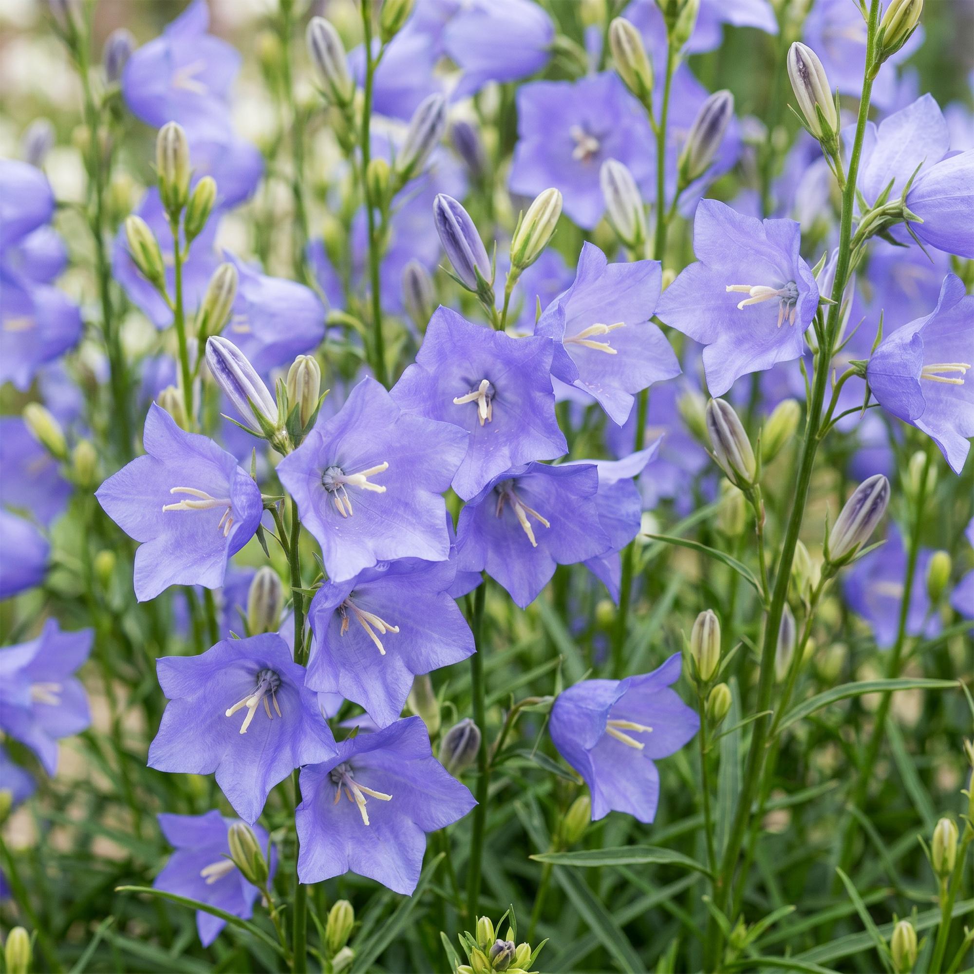 Vasteplant - Campanula persicifolia - Perzikbladklokje - Bijen en Vlinderlokkers - Blauw - 1 Plant - Pot 11cm - Hoogte 15-25cm