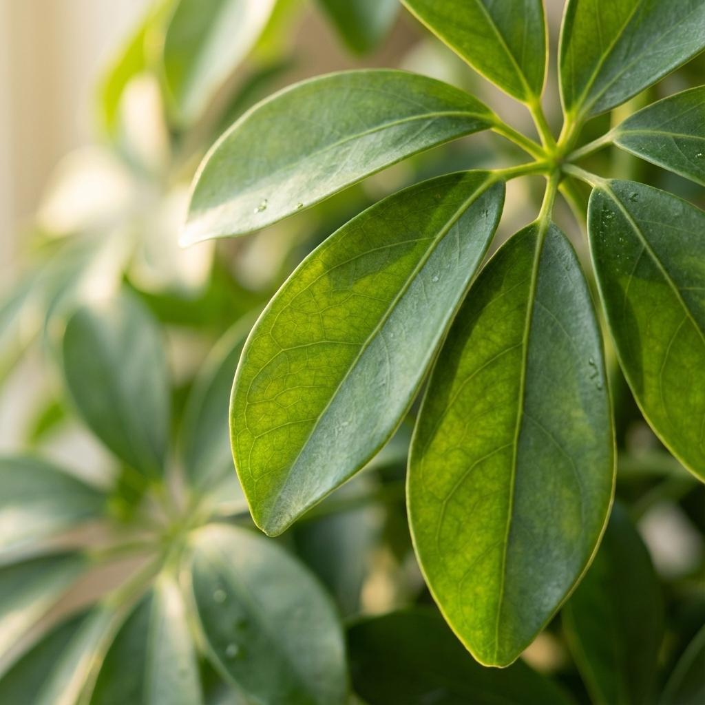 Schefflera Arab Nora met Potter grijs - 70cm - Ø21