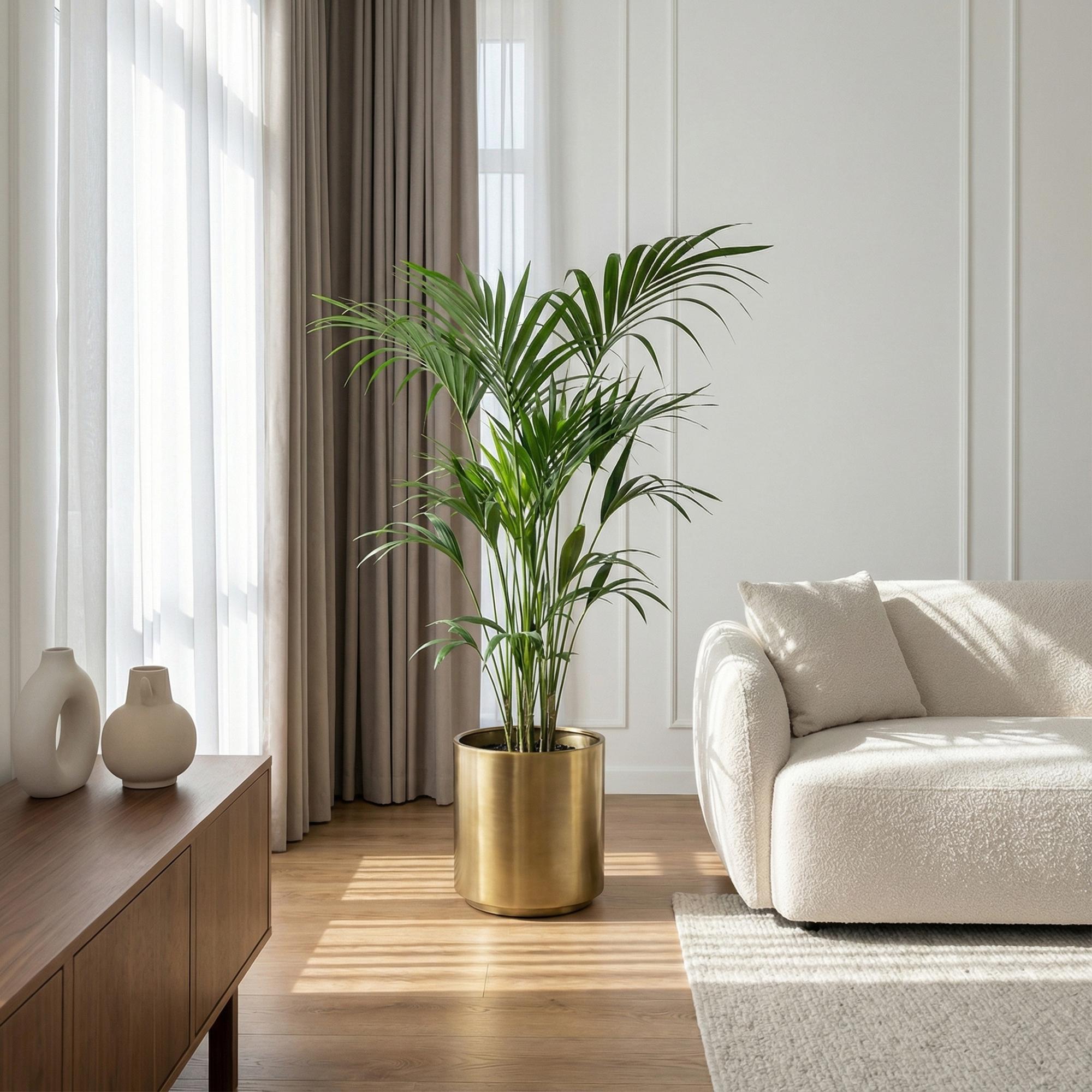 Kamerplant - Howea Forsteriana - Kentia Palm - Weinig Onderhoud - Groen - 1 plant - Pot 24cm - Hoogte 140-150cm