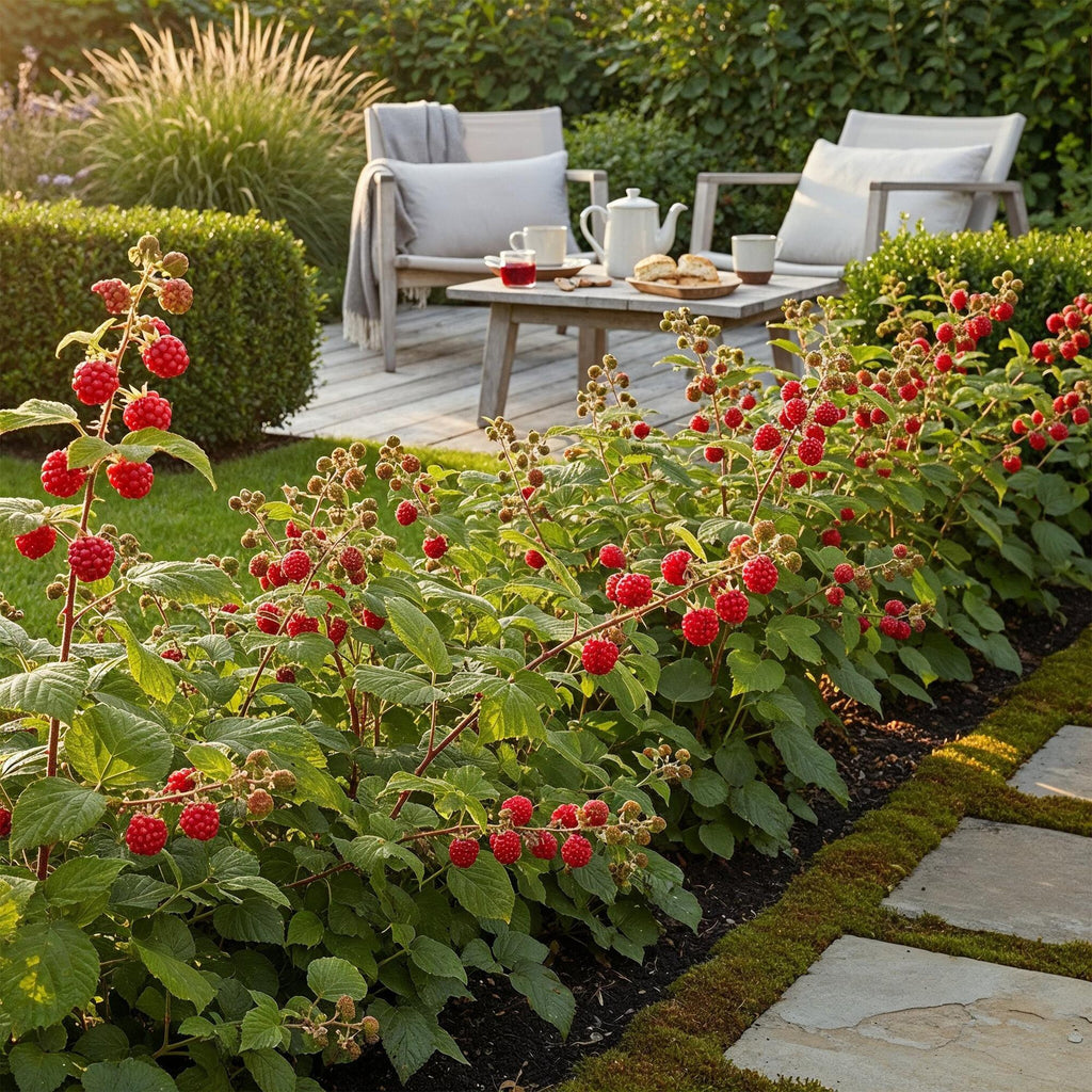 Fruitplanten - Japanse Wijnbes - Rubus Phoenicolasius - Winterhard - 3 Planten - Pot 9 cm - Rode Bes