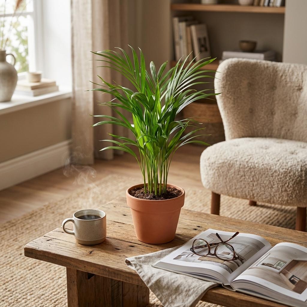 Areca Dypsis Lutescens Goudpalm - Ø 12 cm - Hoogte: 40 cm