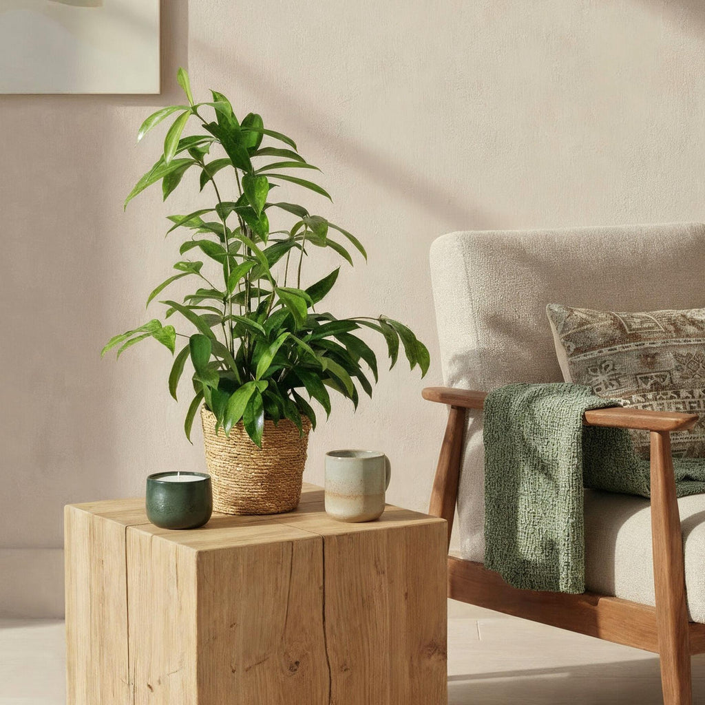 Green is... Kamerplanten - Dracaena surculosa - Drakenbloedboom - Weinig onderhoud - Groen - 2 Planten - Pot 17cm - Hoogte 60-70cm