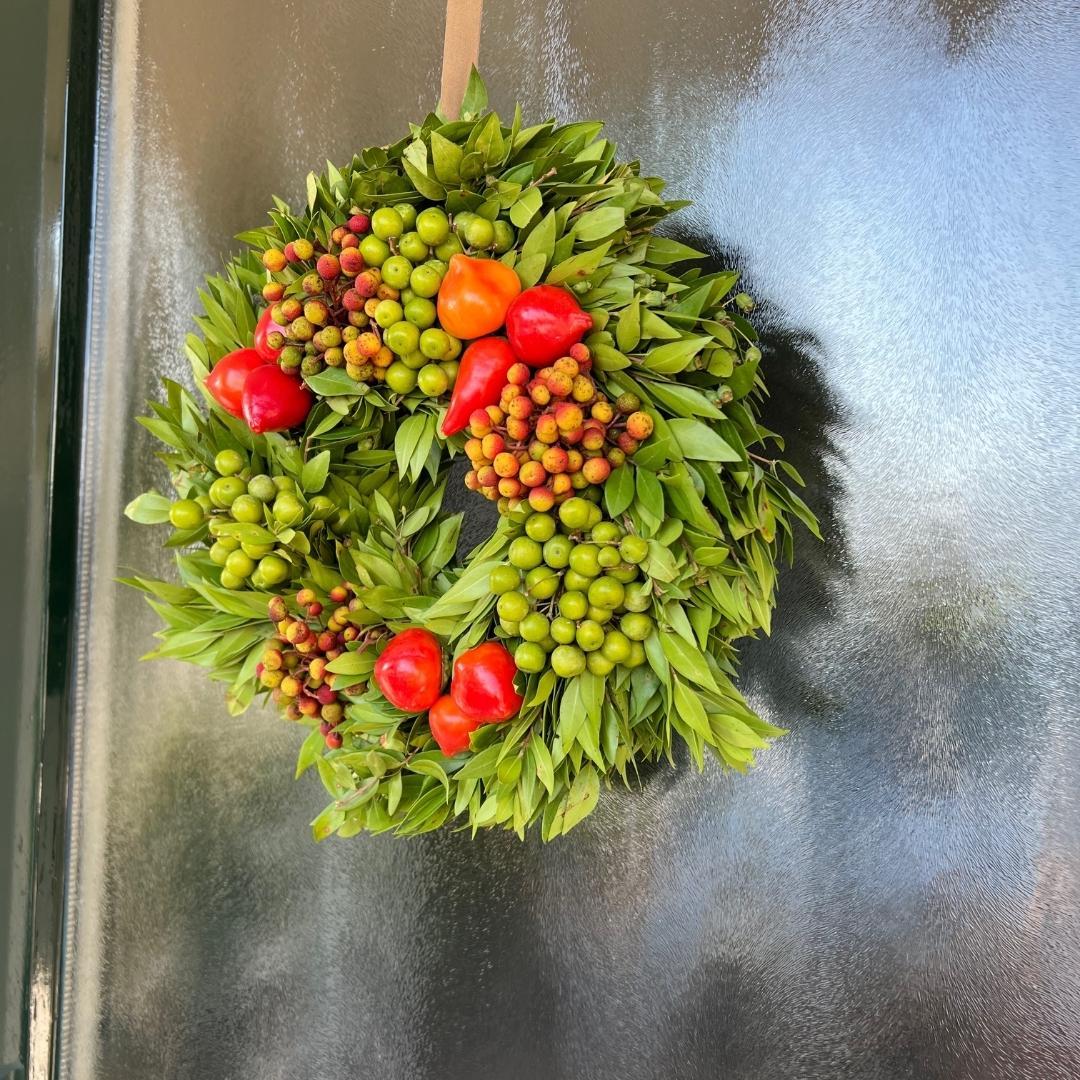Echte krans Sophie | Ø diameter 30 cm