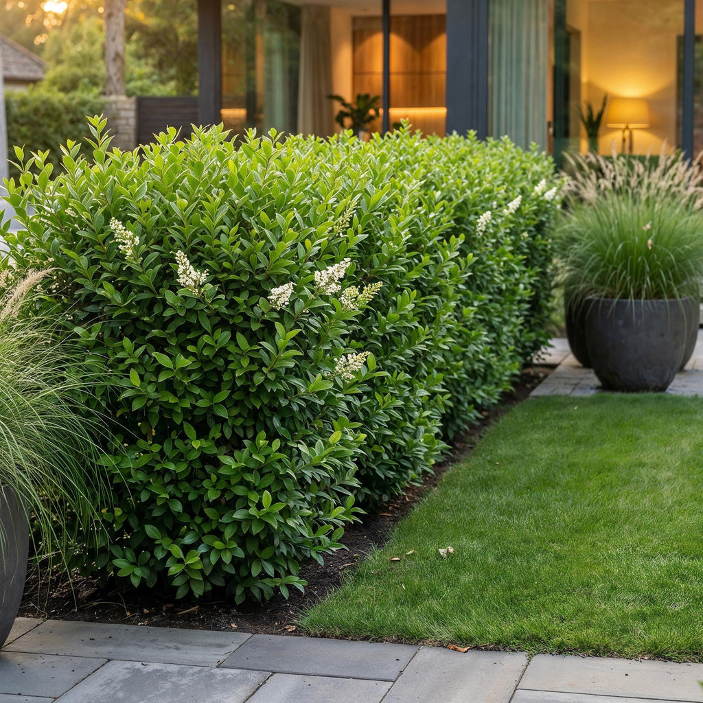 16x Ligustrum ovalifolium - Gewone Liguster - Haagplanten - Groenblijvend - Groen - Pot 9cm - Hoogte 35-45cm