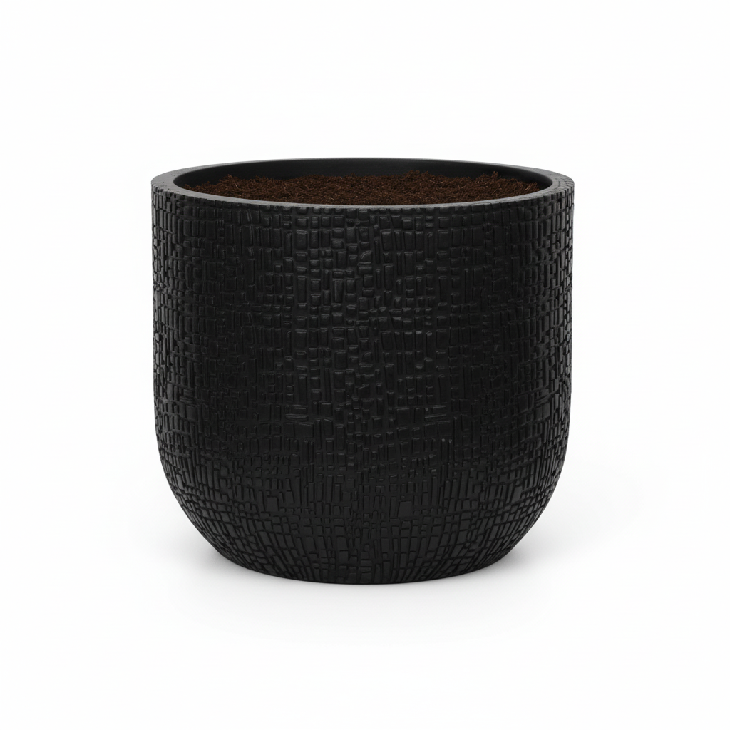 Capi Nature Skin Pot Bol Antraciet - D14cm - 13cm