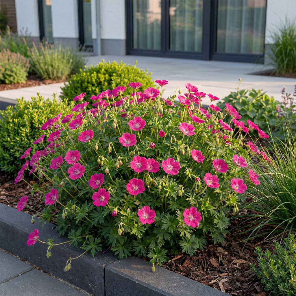 Vasteplant - Geranium sang. Max Frei - Ooievaarsbek - Bodembedekkend - Roze - 6 Planten - Pot 11cm - Hoogte 15-25cm