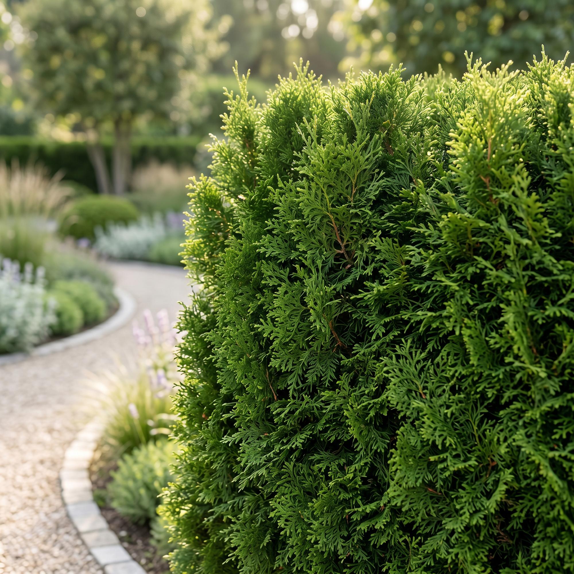 40x Thuja occidentalis Smaragd - Levensboom - Haagplanten - Groenblijvend - Groen - Pot 9cm - Hoogte 20-30cm
