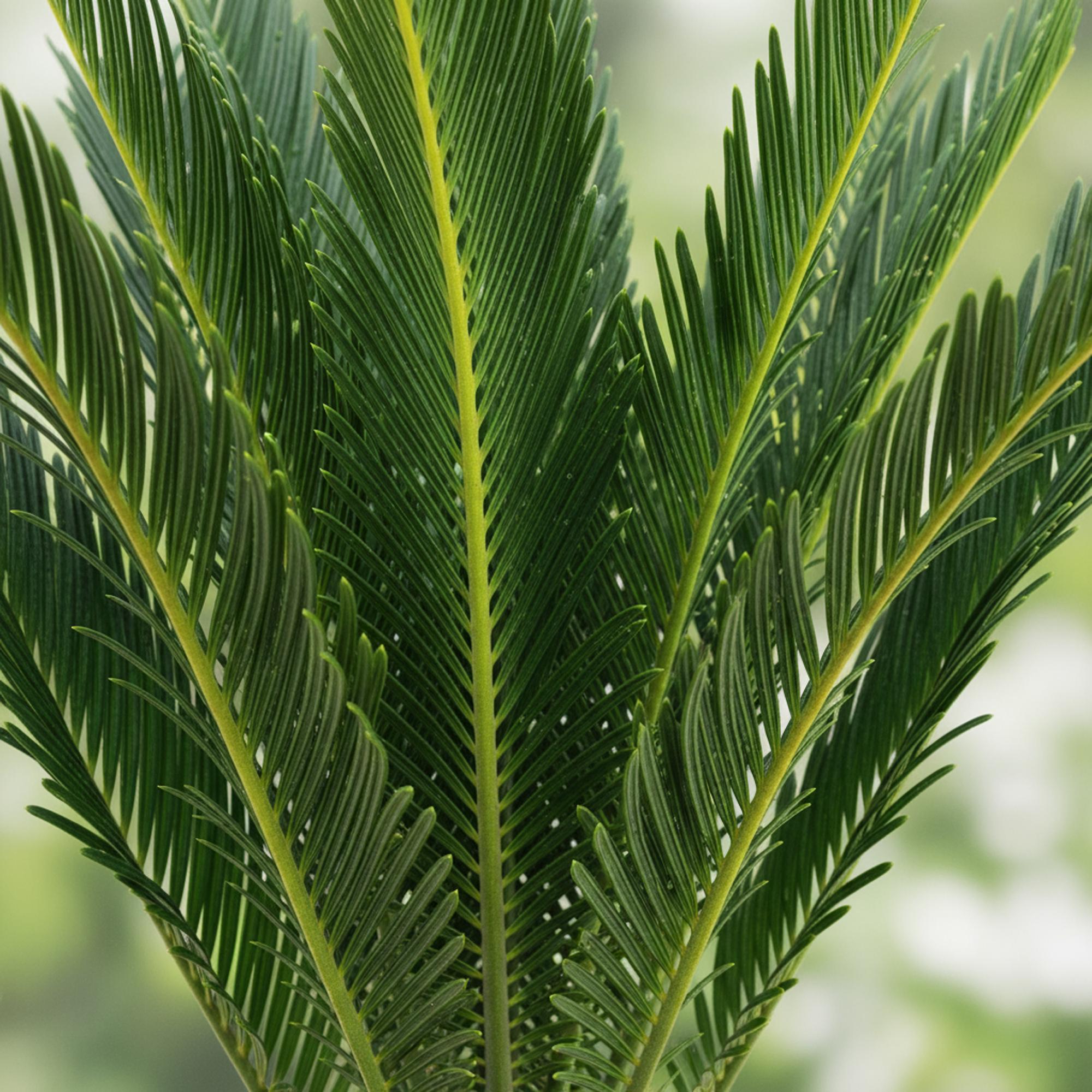 Kamerplant - Cycas revoluta - Palmvaren - Weinig onderhoud - Groen - 2 - Pot 15cm - Hoogte 45-55cm