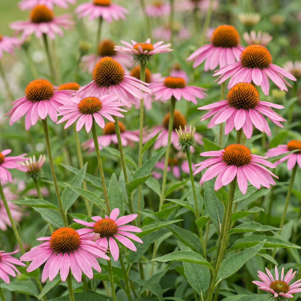 Vasteplant - Echinacea purp. Magnus - Zonnehoed - Bijen- en vlinderlokkers - Roze - 12 Planten - Pot 11cm - Hoogte 15-25cm