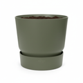 Elho greenville round leaf green - D25cm