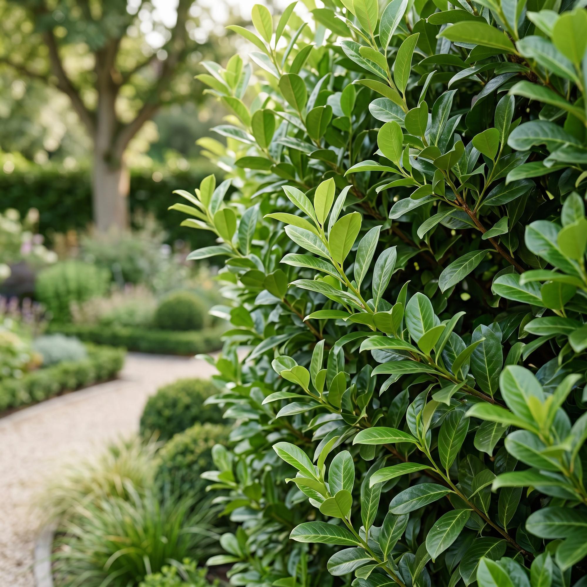 16x Prunus laur. Rotundifolia - Laurierkers - Haagplanten - Groenblijvend - Groen - Pot 9cm - Hoogte 25-35cm