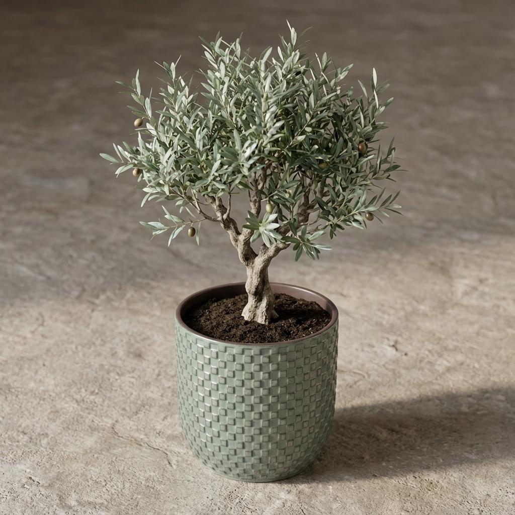 Pot relief groen D13,5