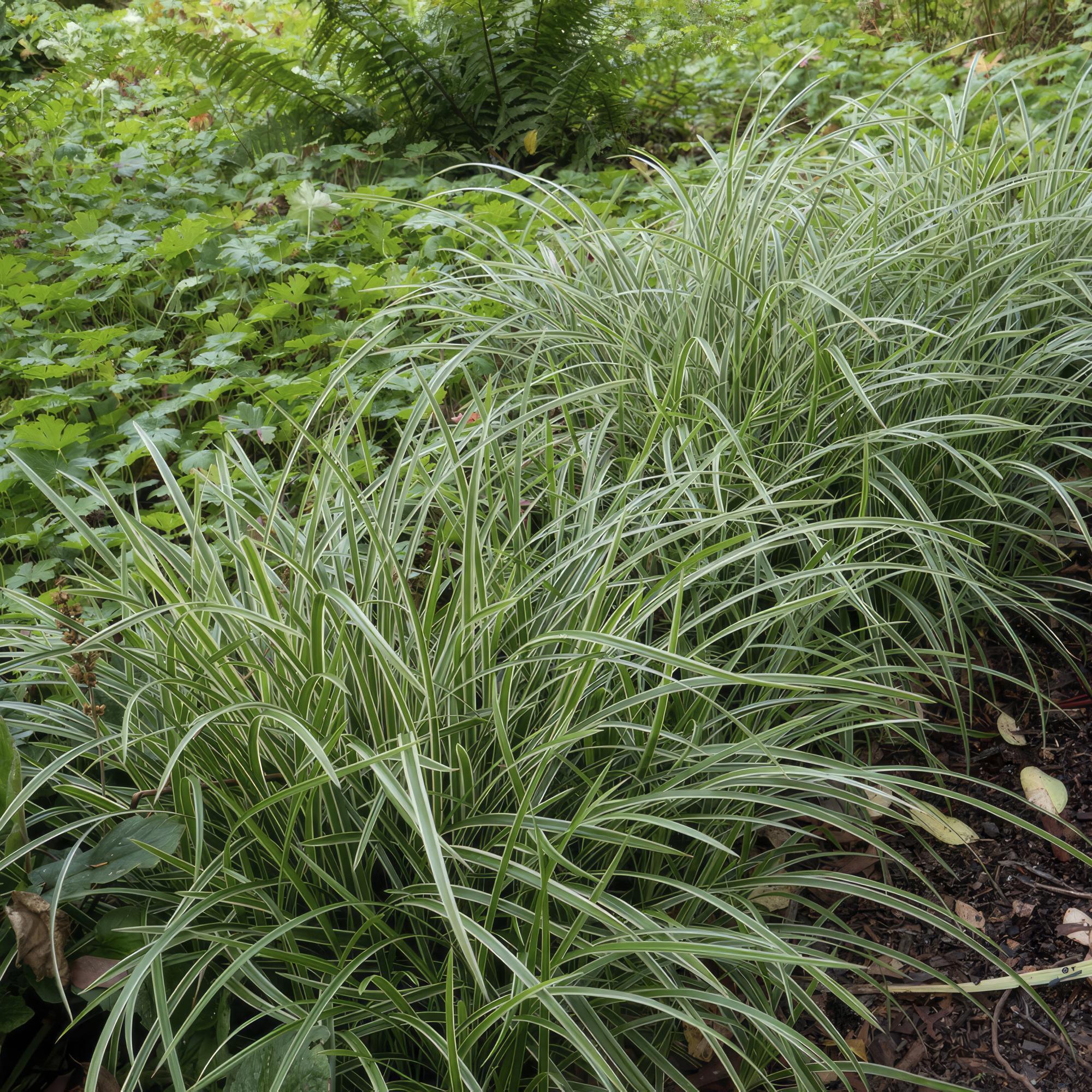 48x Carex morrowii 'Ice Dance' - ↕10-25cm - Ø9cm
