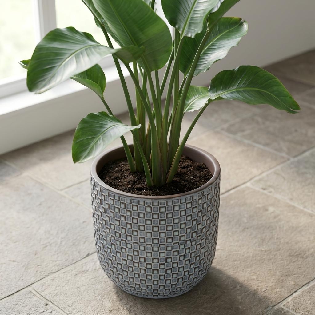 Pot relief Blauw D13,5