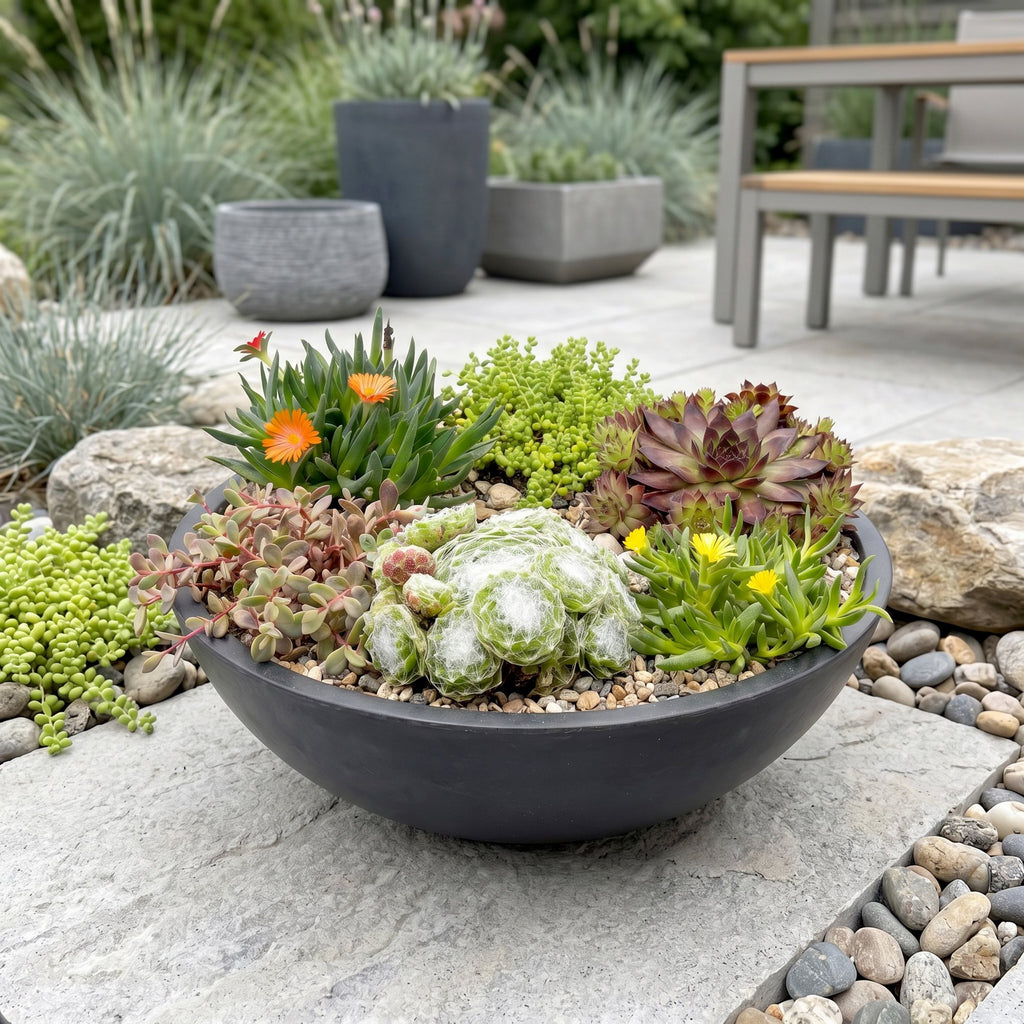 6x - Alpine mix - Ø7cm - ↕10-12cm