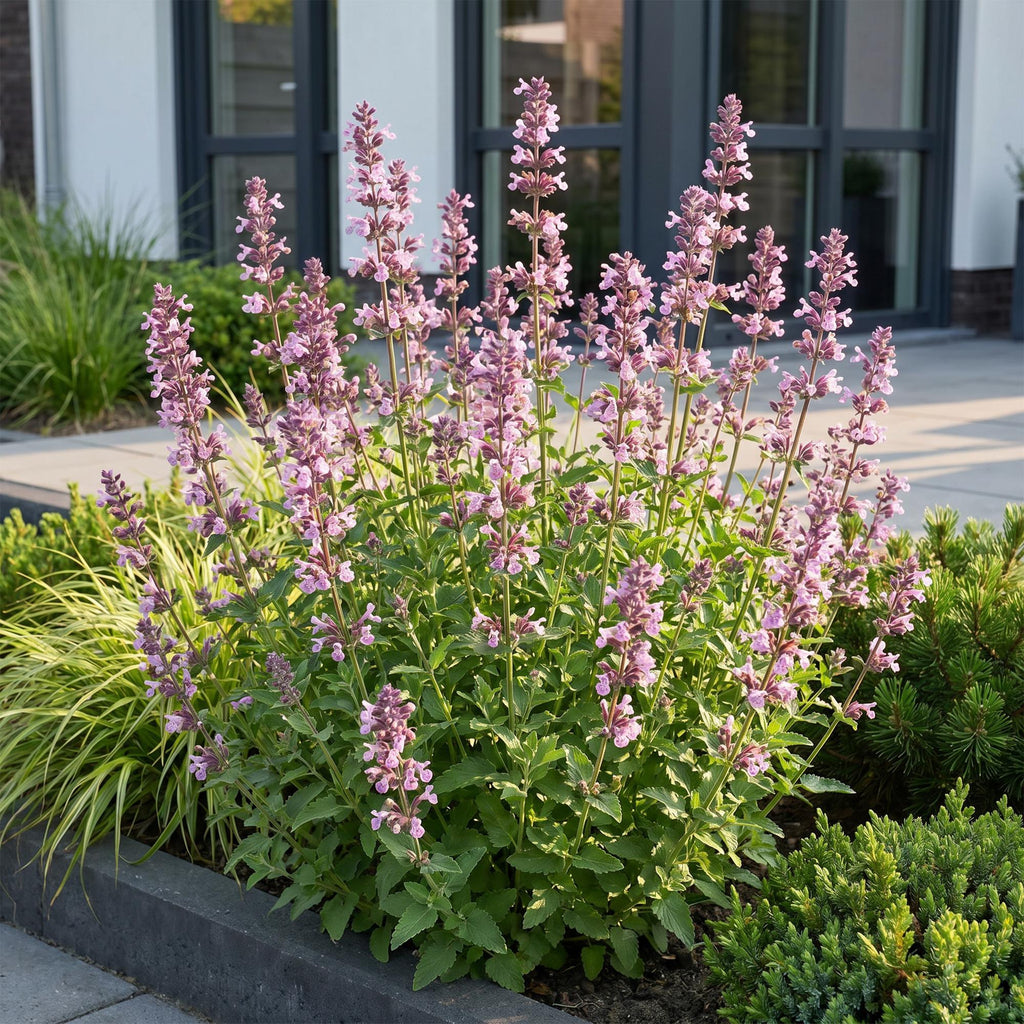 Vasteplant - Nepeta sib. Wild Orchid - Kattenkruid - Bijen en Vlinderlokkers - Roze - 3 Planten - Pot 11cm - Hoogte 15-25cm