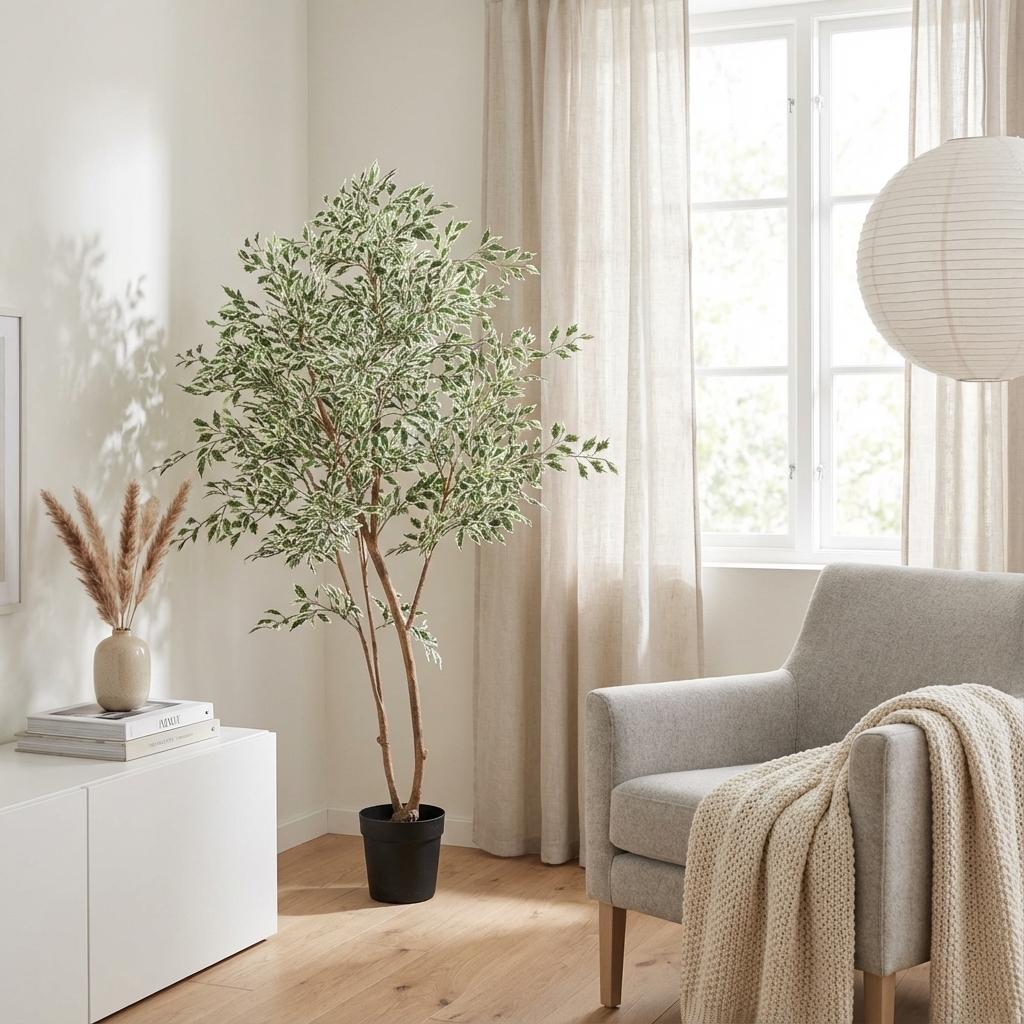 ARTIFICIAL Ficus benjamina variegata - 185cm