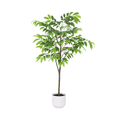 ARTIFICIAL Tropical plant including white pot - 153