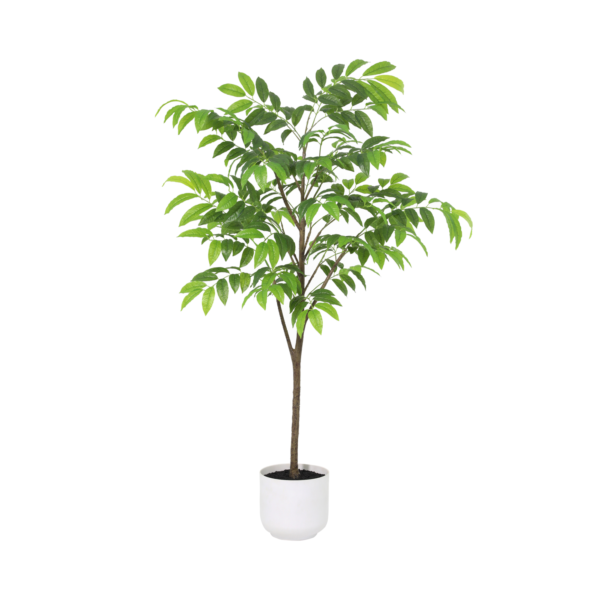 ARTIFICIAL Tropical plant including white pot - 153