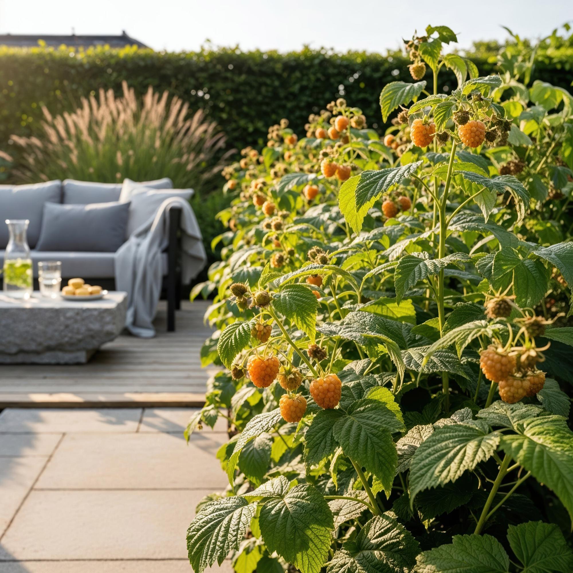 Fruitplanten - Framboos - Rubus idaeus Fallgold - Winterhard - 6 Planten - Pot 9 cm - Gele Framboos
