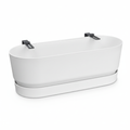 Elho Pot Greenville Easy Balcony D25cm - Wit