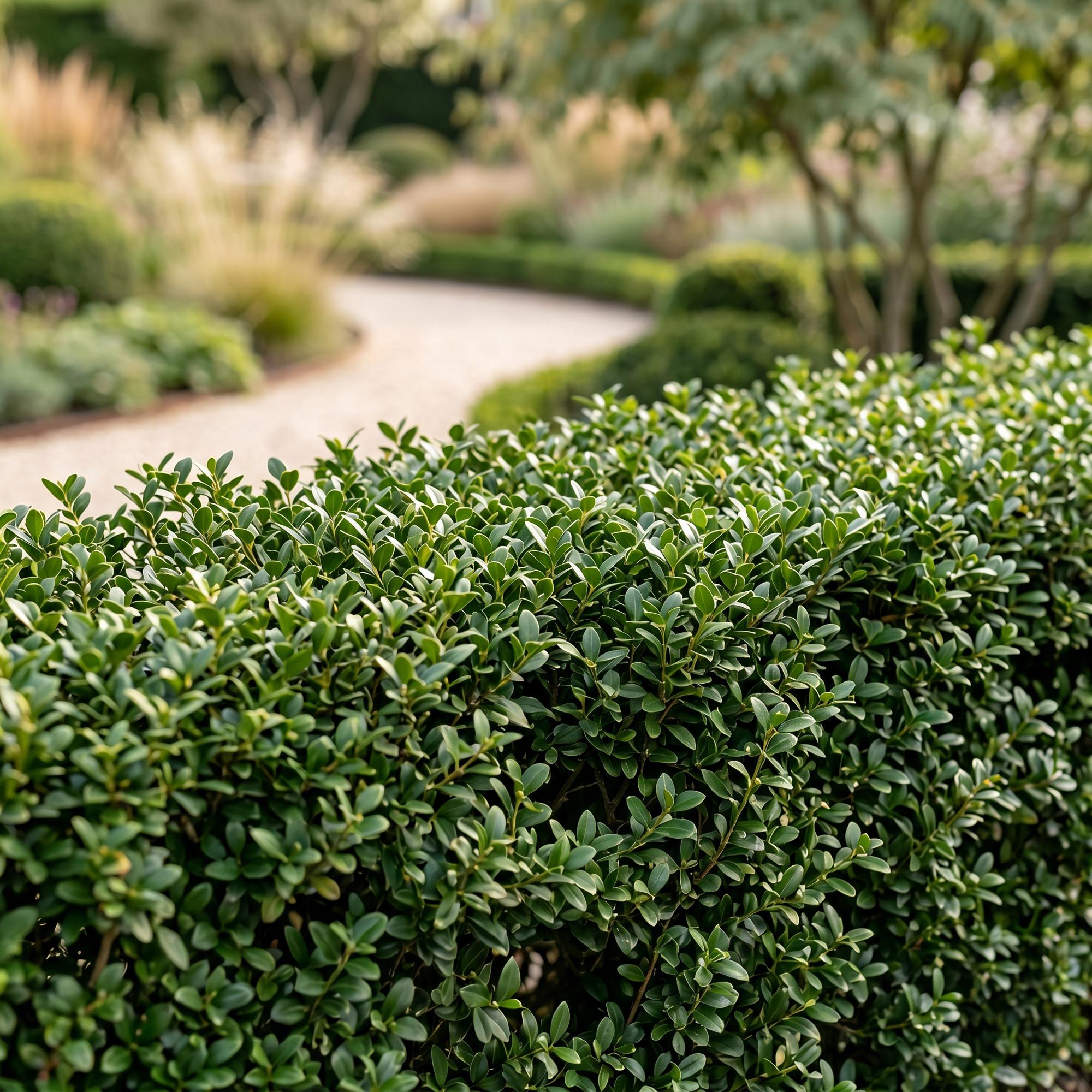 8x Ilex crenata Stokes - Japanse Hulst - Haagplanten - Groenblijvend - Groen - Pot 9cm - Hoogte 20-30cm