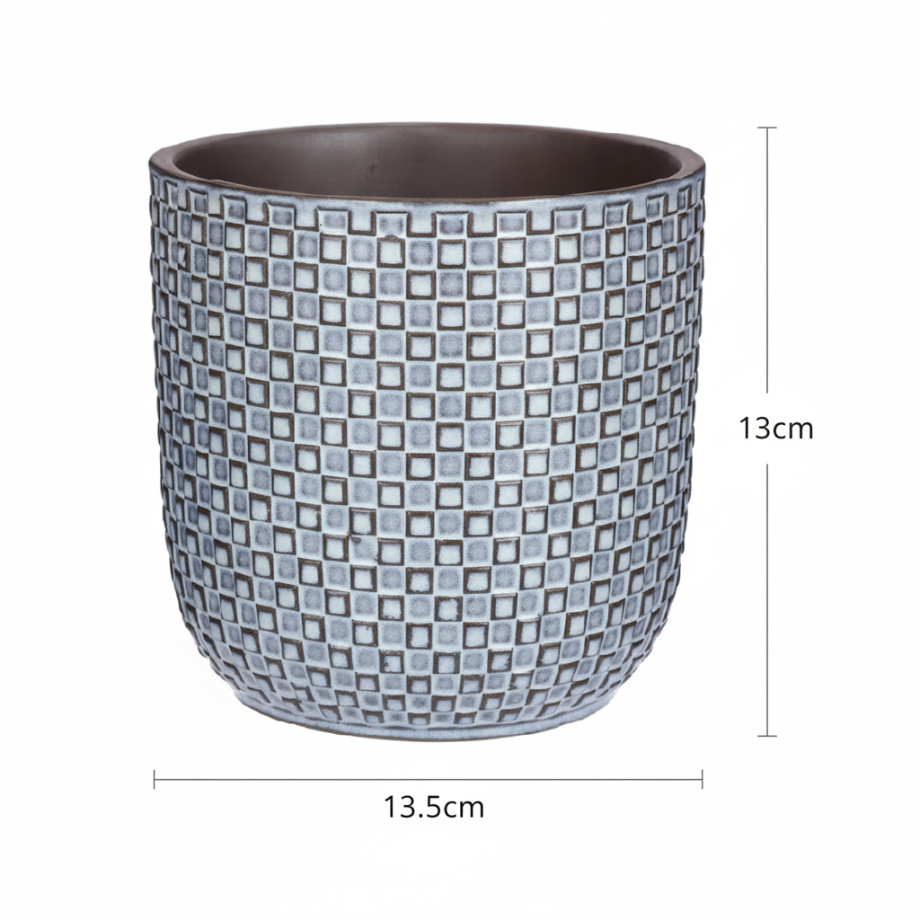 Pot relief Blauw D13,5