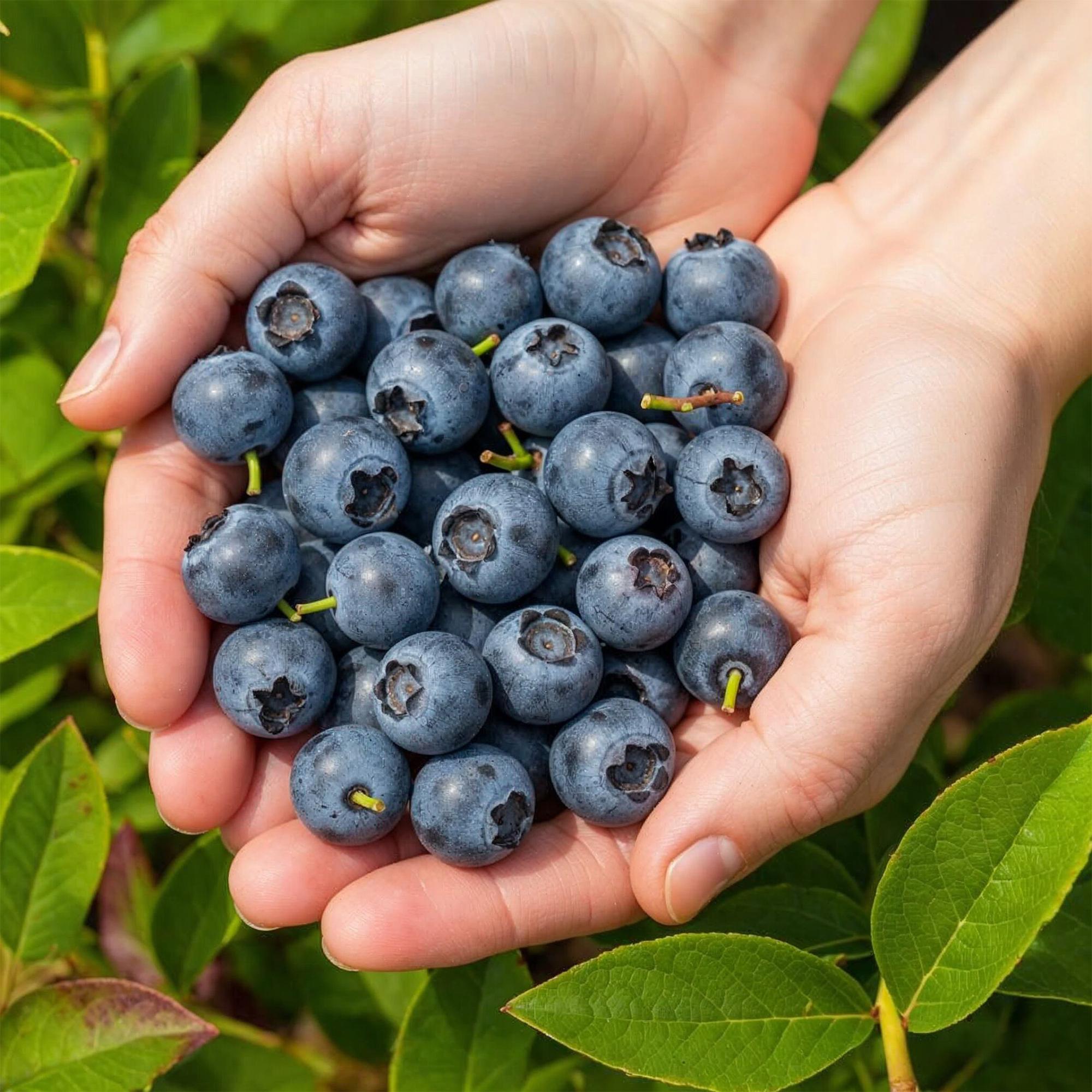 Fruitplanten - Blauwe Bes - Vaccinium corymbossum Northland - Winterhard - 3 Planten -Pot 9 cm - Blauwe Bes