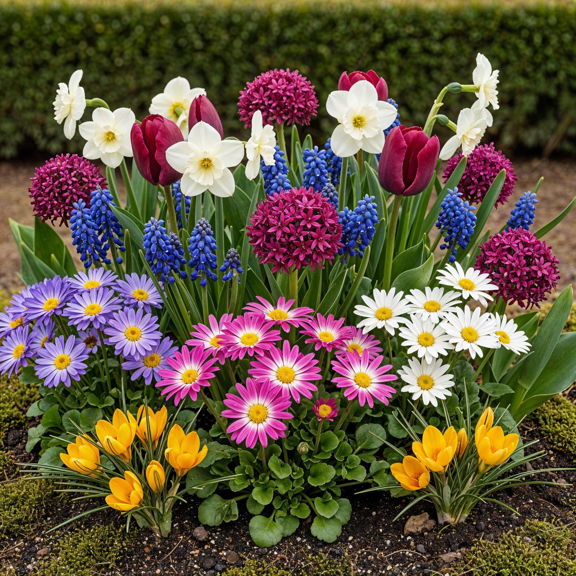 Bloembollen - Bulb Garden mix - Diversen soorten en kleuren - 125 stuks - Gift Verpakking