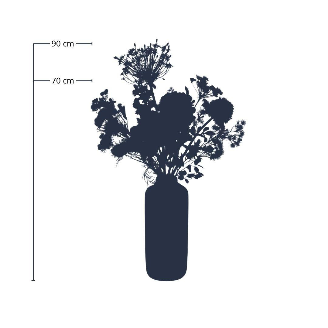 Kunstbloemen boeket - Purple Bloom Deluxe - Real Touch - 10 stelen - ↑ 90 cm