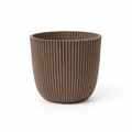 Capi Pot Nature Groove Made With Warm Taupe  - D22cm