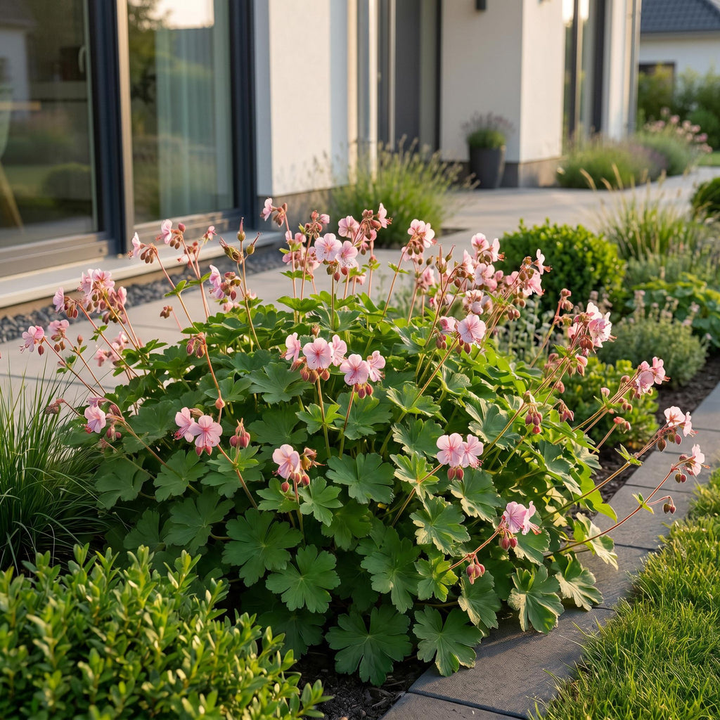 Vasteplant - Geranium macr. Ingwersen's Variety - Ooievaarsbek - Bodembedekkend - Licht Roze - 6 Planten - Pot 11cm - Hoogte 15-25cm